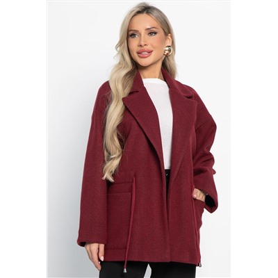 Пальто-пиджак (бордо) Б15083-7М