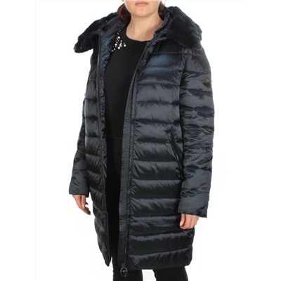 815 DARK BLUE Пальто зимнее женское VISDEER (200 гр. тинсулейт)