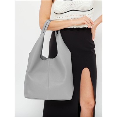 Женская кожаная сумка Richet 2903LN 830 Серый