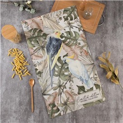 Полотенце кухонное «Этель» Kitchen collection, бежевое, 40×73 см