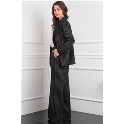 LeNata 32285 полоска-на-черном, Брюки,  Жакет,  Топ