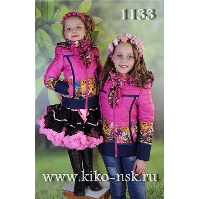 1133Б Куртка для девочки на синтепоне