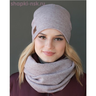 LL 3001 PL 3001 Комплект женский флис (колпак+снуд) (56-58)