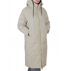 W8236M OLIVE Пальто зимнее женское оверсайз (200 гр. био-пух)