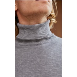 Водолазка P921-15608 grey melange