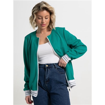 Бомбер Аланис (изумрудный) Б15407-7М