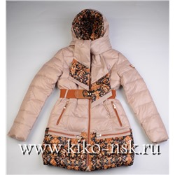 SS3737 Полупальто для девушки на тинсулейте Синий/152