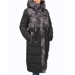 THD-608YC BLACK Пальто зимнее женское (био-пух)