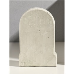 Икона настольная с подставкой под свечу «Матрона Московская», гипс, роспись, 18×12×5.5 см