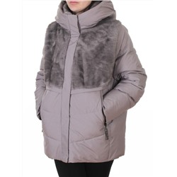M-8869 GRAY Куртка зимняя женская (150 гр. холлофайбер)