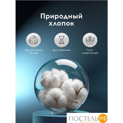MEDSLEEP Наматрасник-чехол непромокаемый 180х200/35, 1 пр., хл./полиуретан(мулетон)