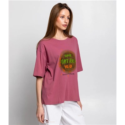 Футболка #БШ2257 (1), брусничный