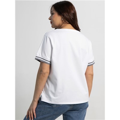 Блуза Бэлла (белая) Б15533-20М