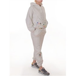 005 LT. GRAY Костюм спортивный зимний женский (95% хлопок, 5% полиэстер)