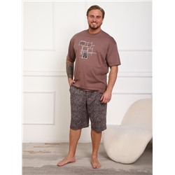 Лиам - пижама коричневый
