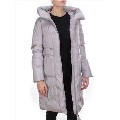 2119 LIGHT GREY Пальто зимнее женское MELISACITI (200 гр. холлофайбера)