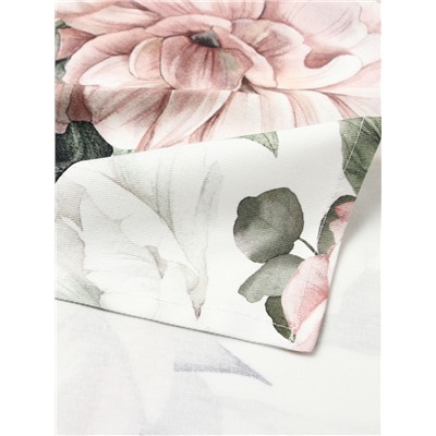 Полотенце «Этель. Пионы», 40×73 см, 100% хлопок, саржа 190 г/м²