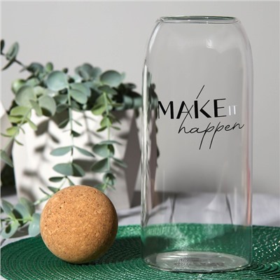 Банка для хранения сыпучих продуктов и круп Make it happen, 1000 мл