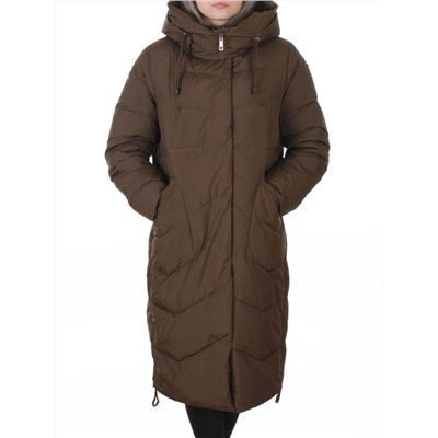 8806 DARK SWAMP Пальто зимнее женское (150 гр. холлофайбер)