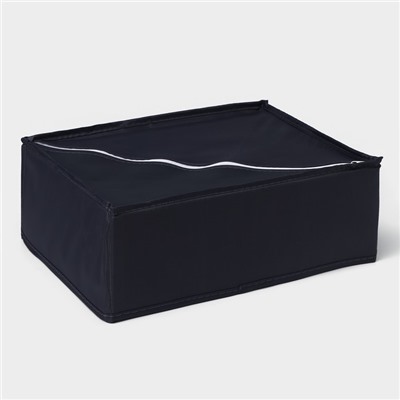Органайзер для хранения белья LaDо́m, 12 ячеек, 32×24×12 см, графитовый