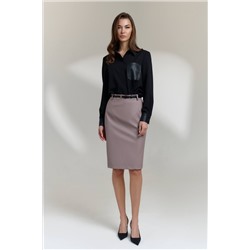 DiLiaFashion 0818 бежевый, Юбка