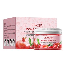BIOAQUA POMEGRANATE Ночная маска для лица с экстрактом красного граната, 120 г,12 шт/уп