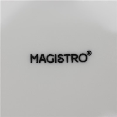 Десертные тарелки Magistro Basic bistro, d=16,5 см, набор 6 шт, белые