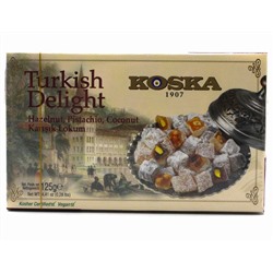 Рахат-лукум с фундуком, фисташками и кокосом, Koska, 125 г