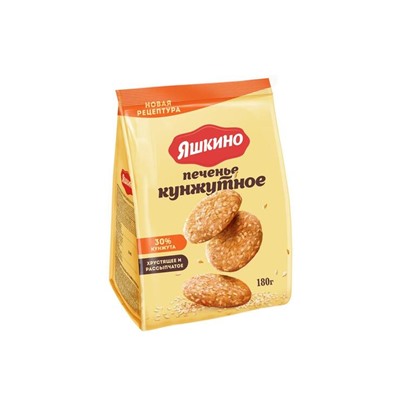 «Яшкино», печенье «Кунжутное», 180 г