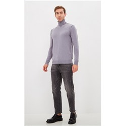 Водолазка F021-15608 grey melange