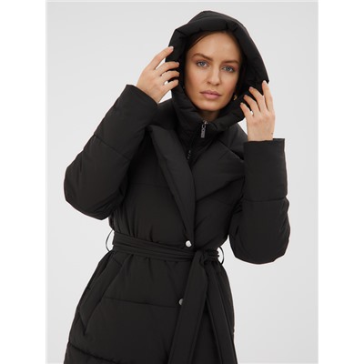 Пуховик женский черный