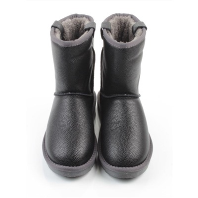 04-PAYH16-1Z BLACK Угги женские (натуральная кожа, 100% шерсть)