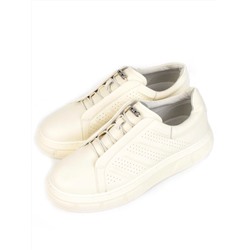 05-PDL256-2 LT. BEIGE Кроссовки женские (натуральная кожа)