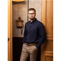 005J Мужская рубашка JenTa синяя