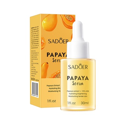 Сыворотка с экстрактом папайи Sadoer Papaya Nourish Repair Serum 30ml