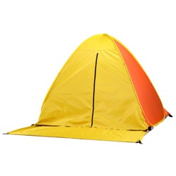 Палатка пляжная самораскрывающаяся с шторками 140х165х115 см /SHPLA-6987 /уп 10/190Т