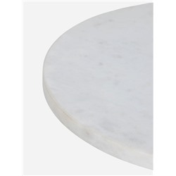 Столик кофейный, 30×30×55 см, манговое дерево, алюминий, мрамор