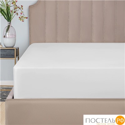 Dome ФАРОСТА бел Простыня 180х210 (см), 1пр., хл/сат