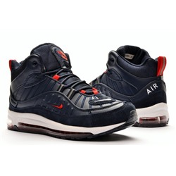 Sport + NK DB5069-3 Кроссовки син нат замша+иск кожа, подклад иск мех