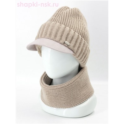 501К-ТД Комплект флис (кепка+снуд) (56-58)