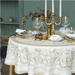 Скатерть круглая «Этель. Классика», d=150 см, 100 % хлопок