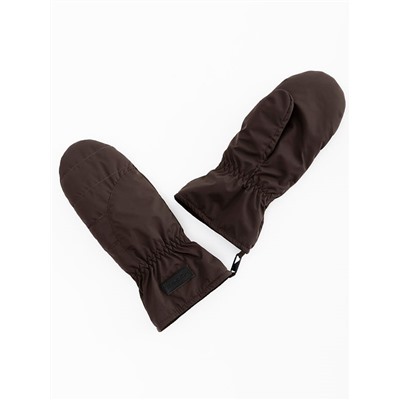 Варежки женские коричневый