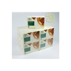 Мыло для увлажнения и отбеливания кожи  De Leaf Thanaka Moisturizing & Whitening Soap 100 g. (набор 12 шт)