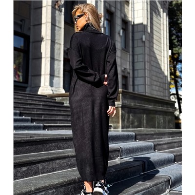 Платье #КТ7421, чёрный