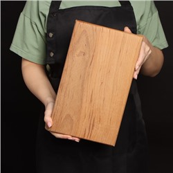 Доска разделочная Magistro, 30×18×3 см, дерево цельный массив бука