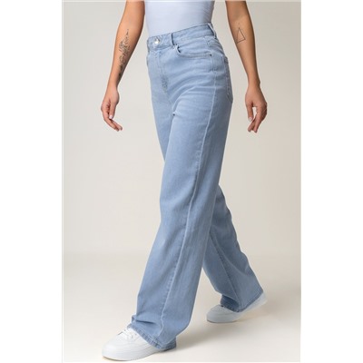 Женские джинсы палаццо с высокой посадкой Happyfox