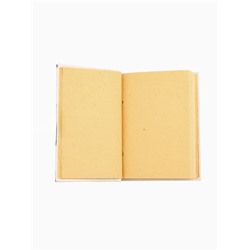 Блокнот в твёрдой обложке плетёный, 48 листов, 14×18×2 см, чёрно-белый