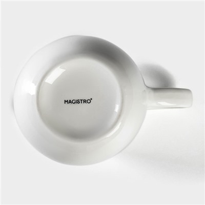 Кувшин Magistro «Бланш», 600 мл, фарфор, белый