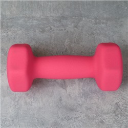 Гантель неопреновая Woohooo Warm Up / WU-3Р / 3 кг / розовый / уп8
