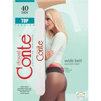 CONTE TOP 40 Колготки женские (с пилочкой для ногтей)